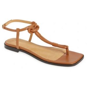 NEW FRAME Leather Sandal Flip Flop Minimal Chic